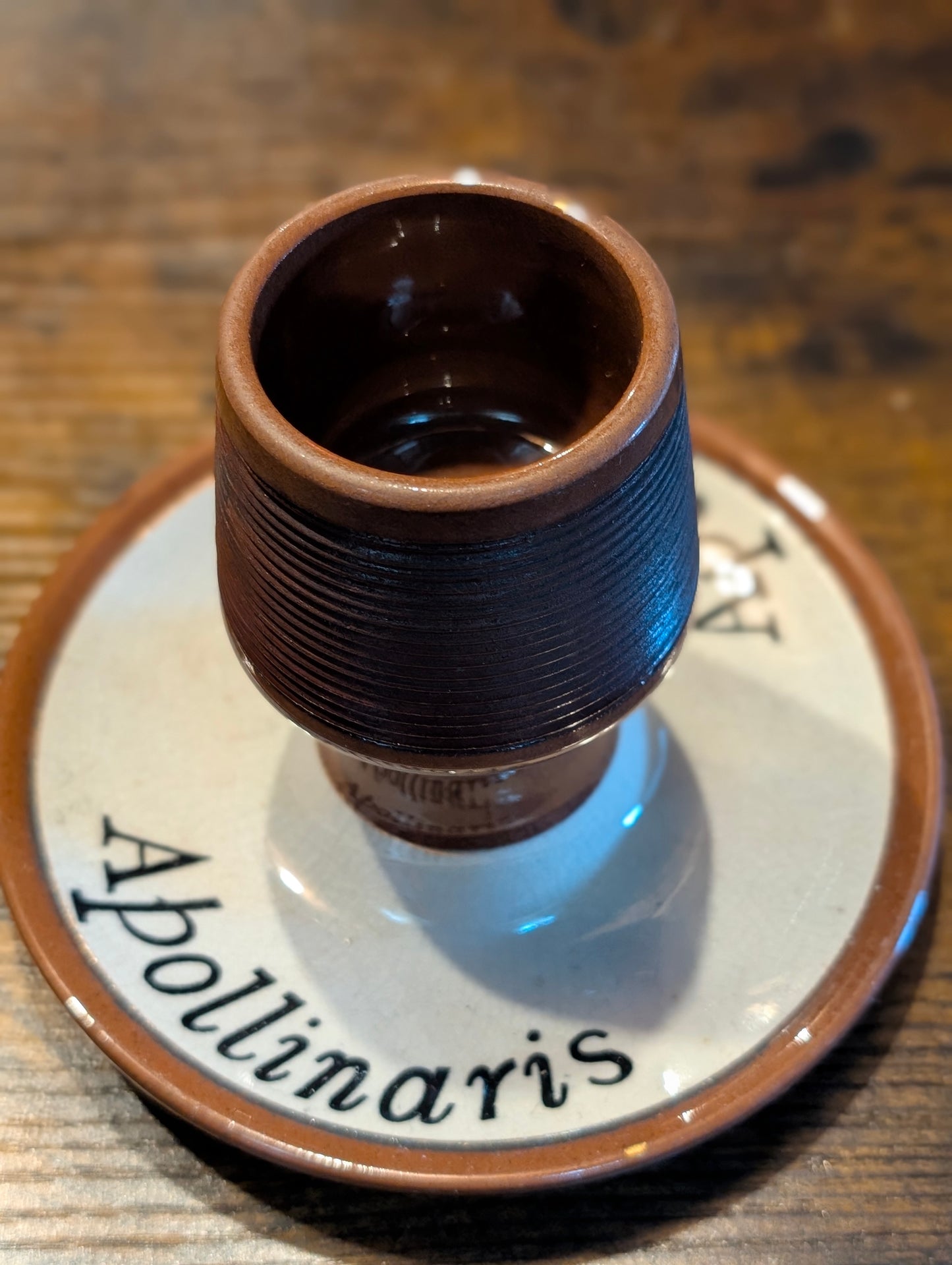 Apollinaris Match Holder and Striker