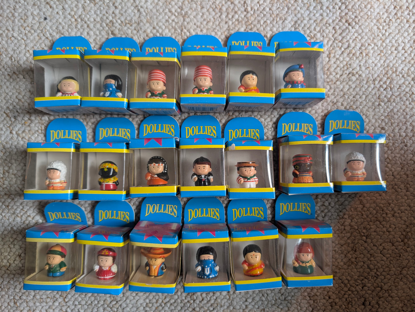 1993 Kenner Parker Dollies Miniature Figurines (lot of 19)